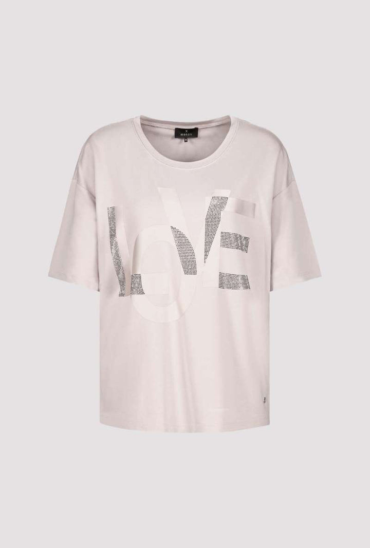 Round Neck T-Shirt 408542MNR in Hazel by Monari in 44