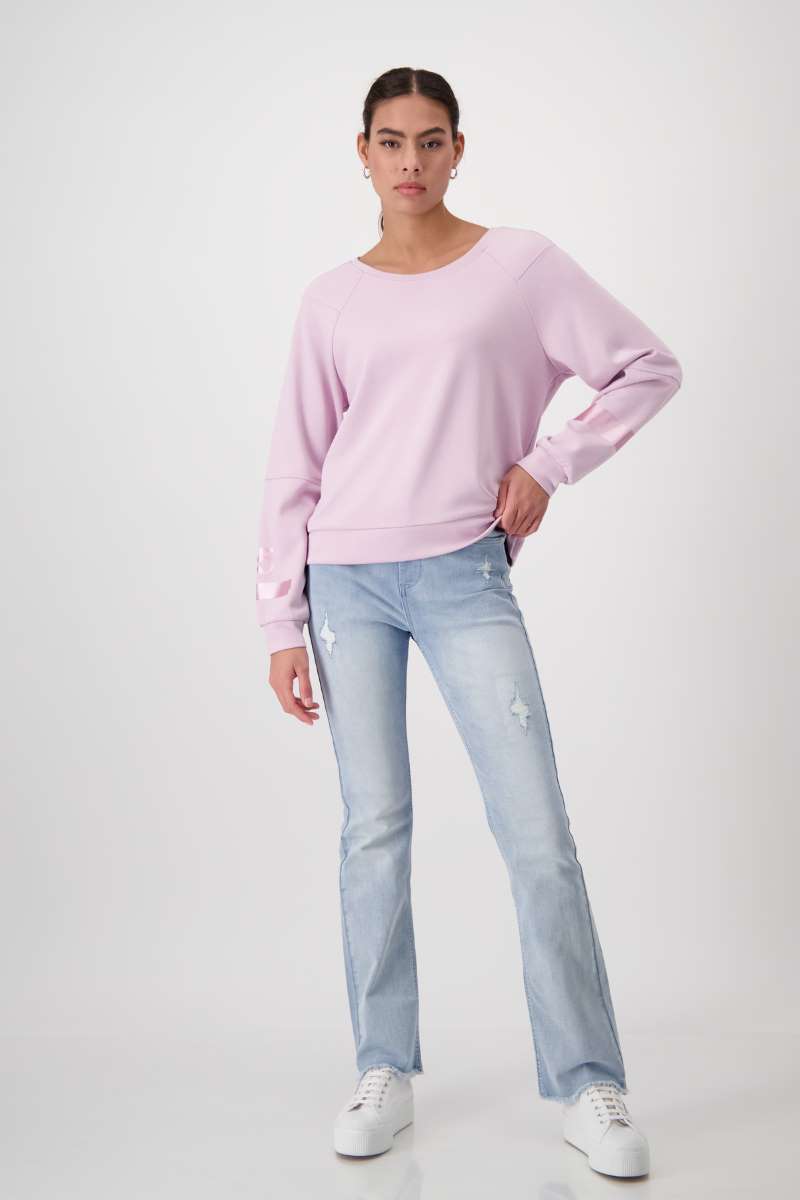 Round Neck Top 408219MNR in Lavender Rose by Monari