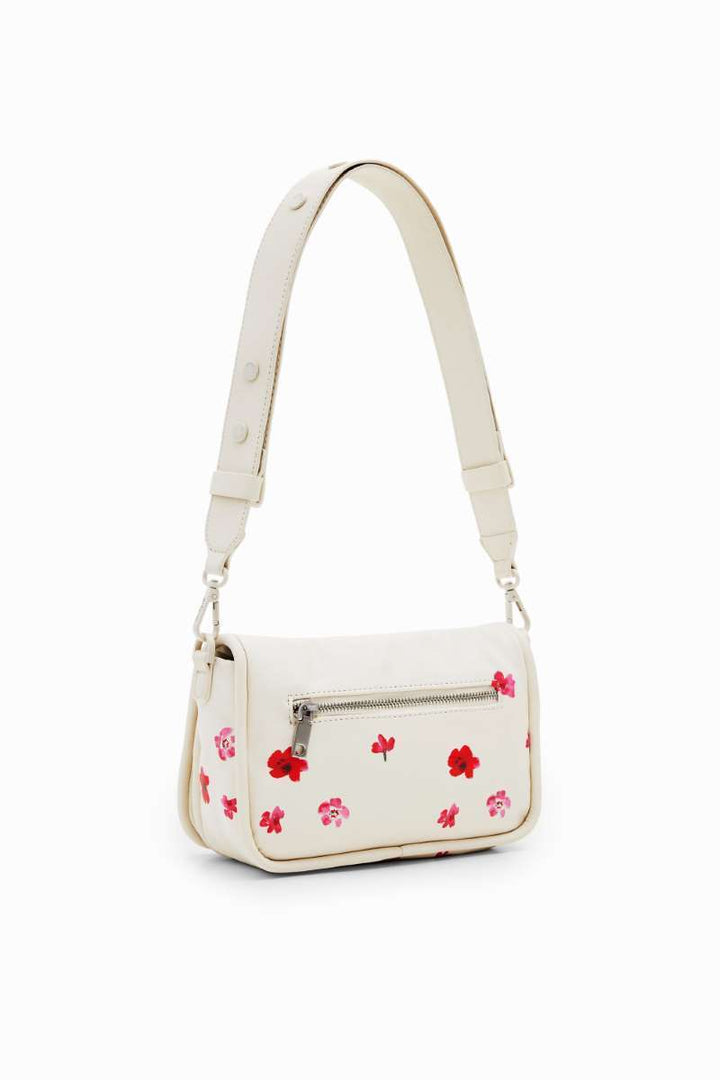 DESIGUAL S Padded Floral Crossbody Bag in Raw 24SAXP771001U by Desigual in U