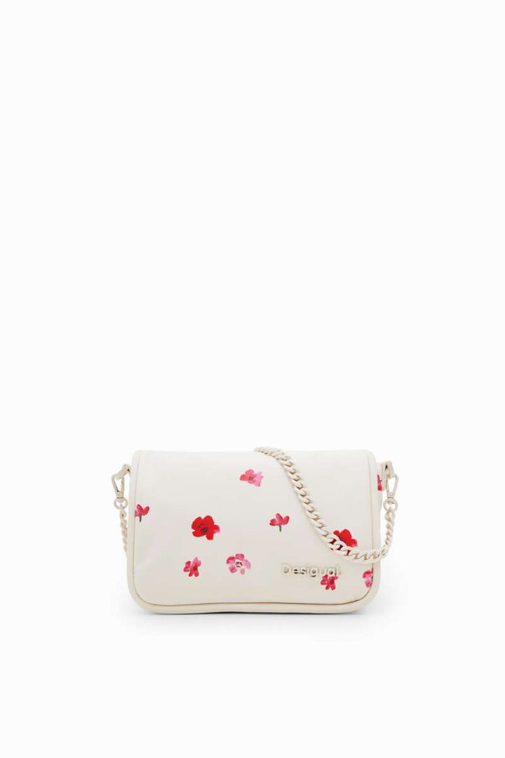 DESIGUAL S Padded Floral Crossbody Bag in Raw 24SAXP771001U by Desigual in U
