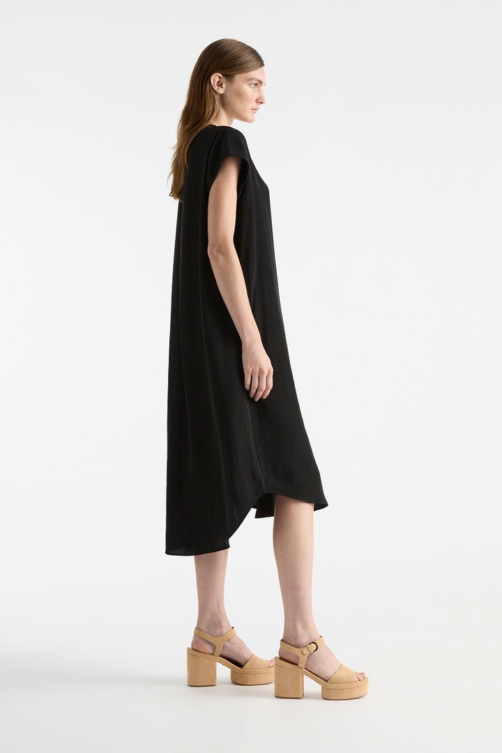 Mela Purdie Slide Dress in Navy F67 3269 by MELA PURDIE in 6-XXS / Navy