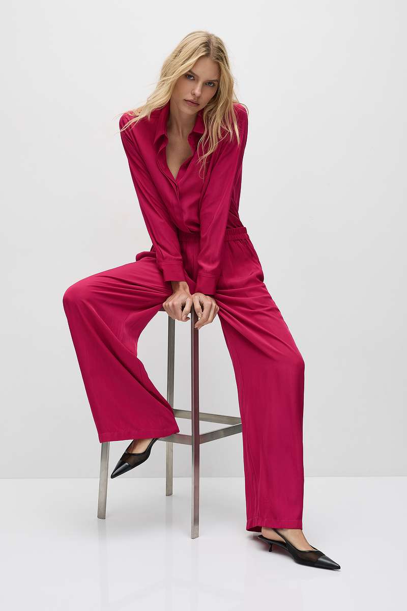 Soft Shirt in Fig F67 2822 by Mela Purdie