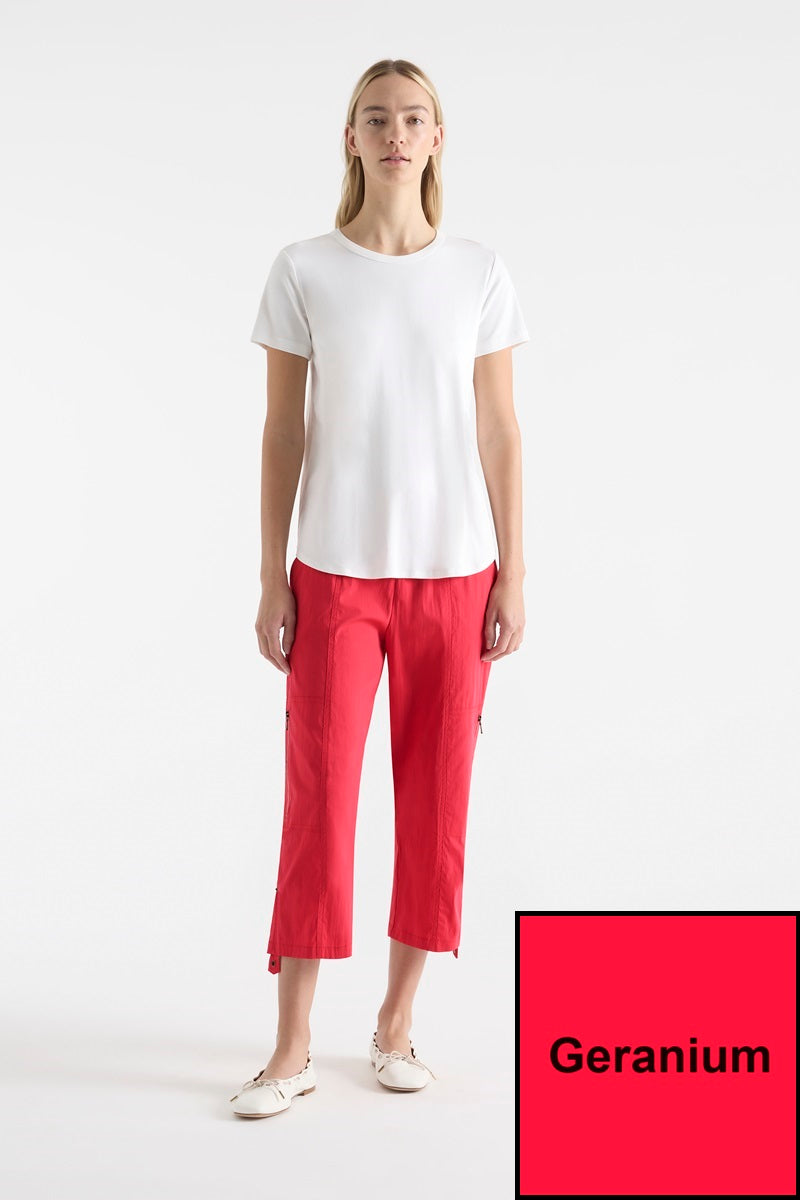 Studio Tee in Geranium F01 8106 by MELA PURDIE