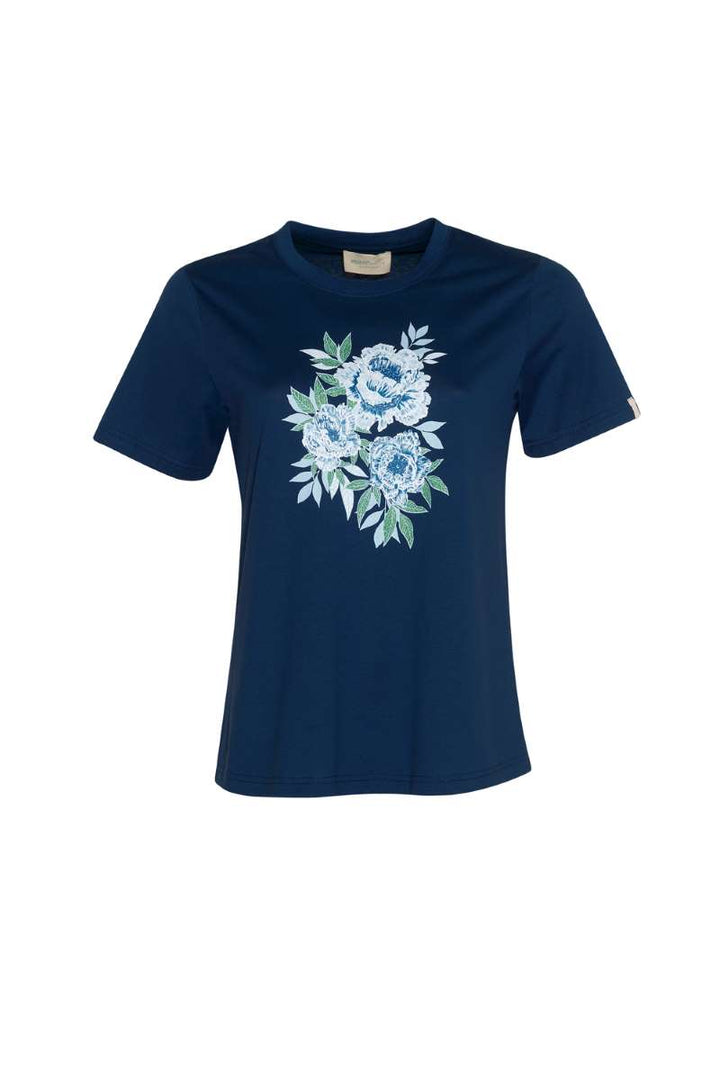 Sweet Tee in Cobalt Rose MS1390 by Madly Sweetly in 10