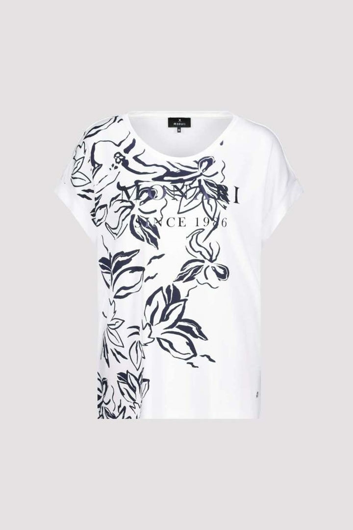 T-Shirt Flower Placed in White 408023MNR by Monari  - OUTLET SALE in 34 / White