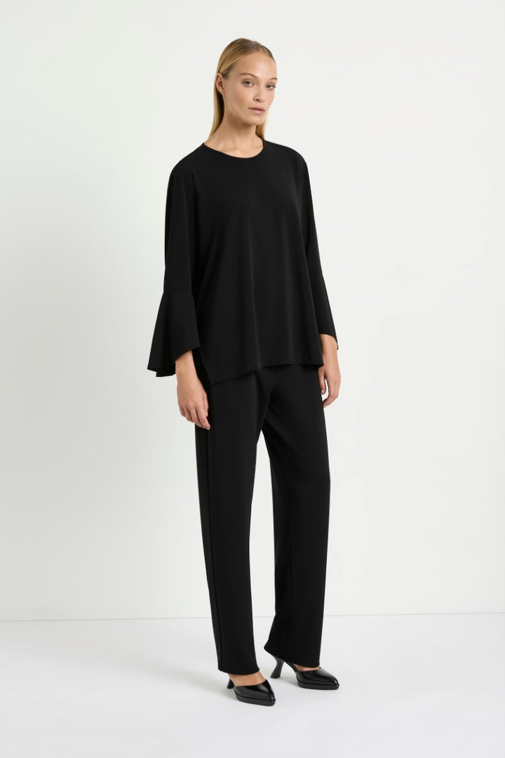 Mela Purdie Tulip Top in Black F007 8488 by MELA PURDIE in 10-S / Black