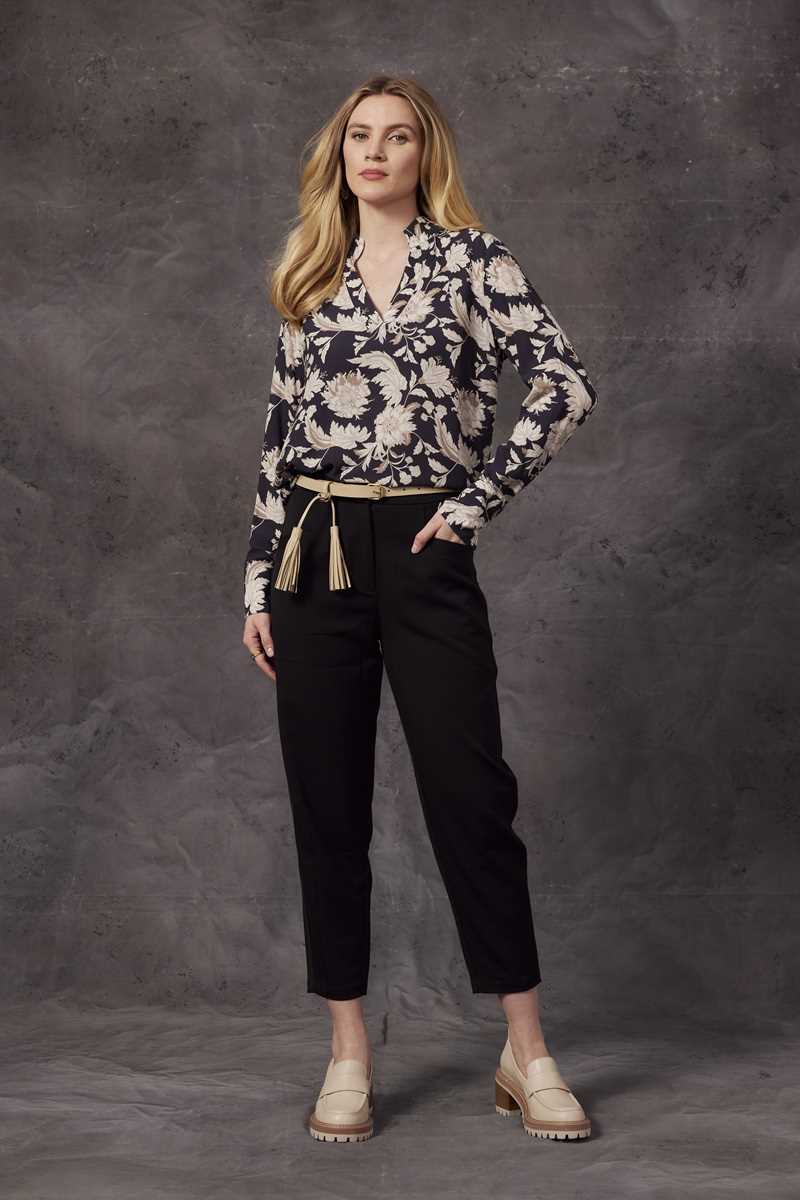 Visionary Blouse in Indigo Multi Visionary Blouse in Indigo Multi
