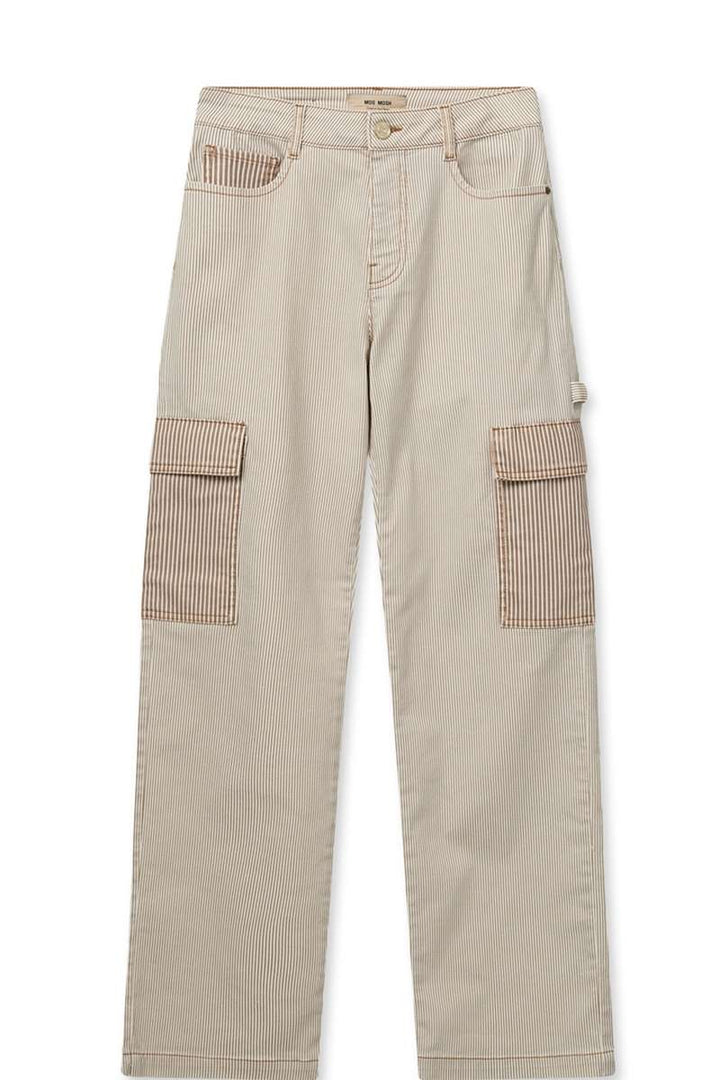 Weneta Cargo Pant in Ecru 161370MW1 by Mos Mosh in 33