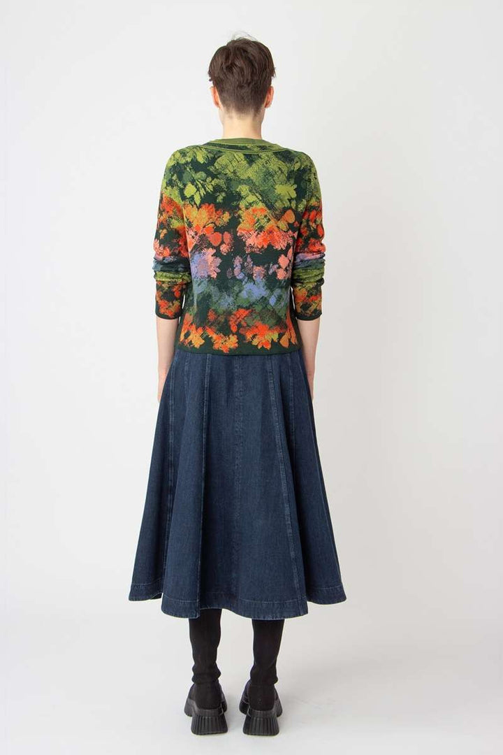 Zip Cardigan, Camouflage Pattern in Forest 242720 by IVKO in 42 / Forest
