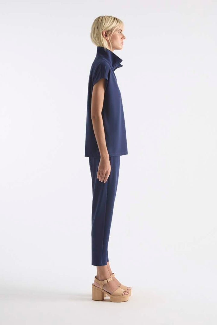 Zip Front Shell in Sapphire F007 8329 by Mela Purdie in 6-XXS / Sapphire