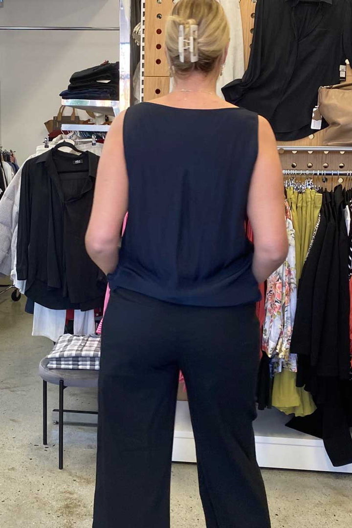 Audrey Tank F67 2703 in Black, White, Navy, Carmine, Putty, Poppy, Carbon by Mela Purdie in 6 / White