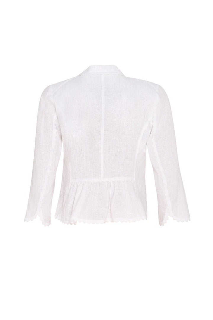 Loobie's Story Soleil Jacket in White LS1980 by Loobies Story in 18