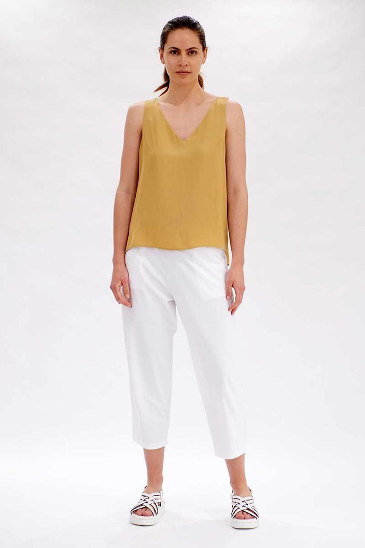 Audrey Tank - Ozone, Cognac F67 2703 by Mela Purdie in 6 / Cognac