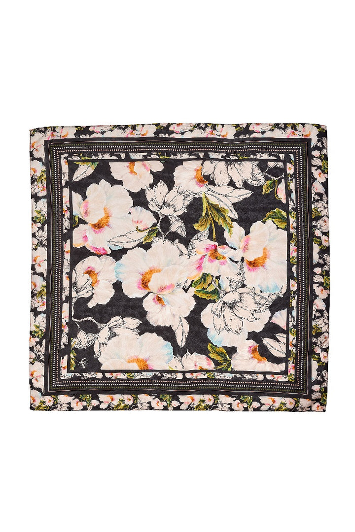 Bloom Noir Wrap in Black Multi LSS189 by Loobie's Story in OS / Black Multi