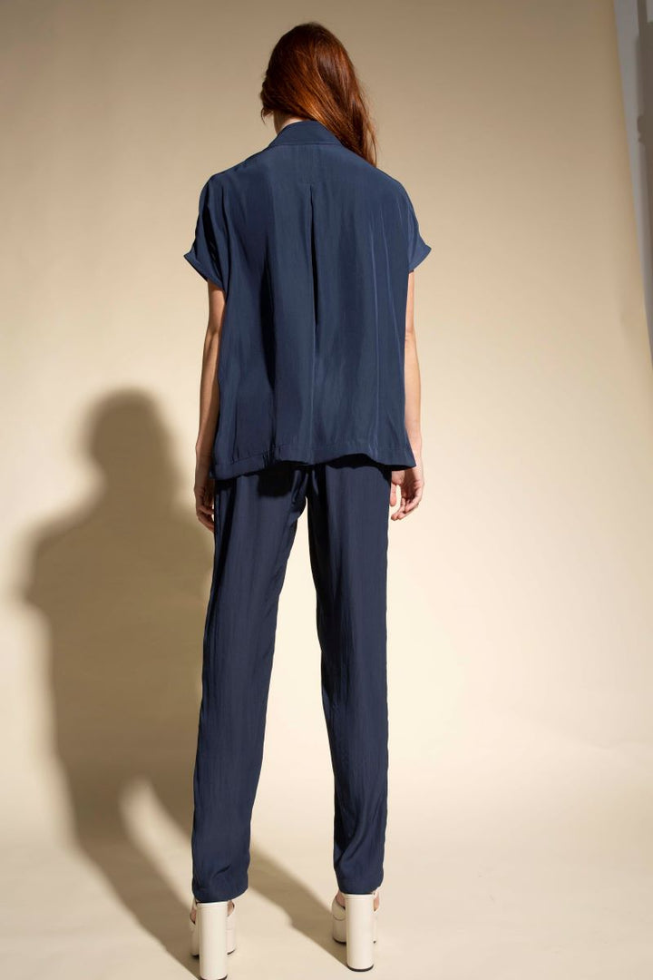 Diamond Shell in Navy F67 8195 by Mela Purdie in 6-XXS / Navy