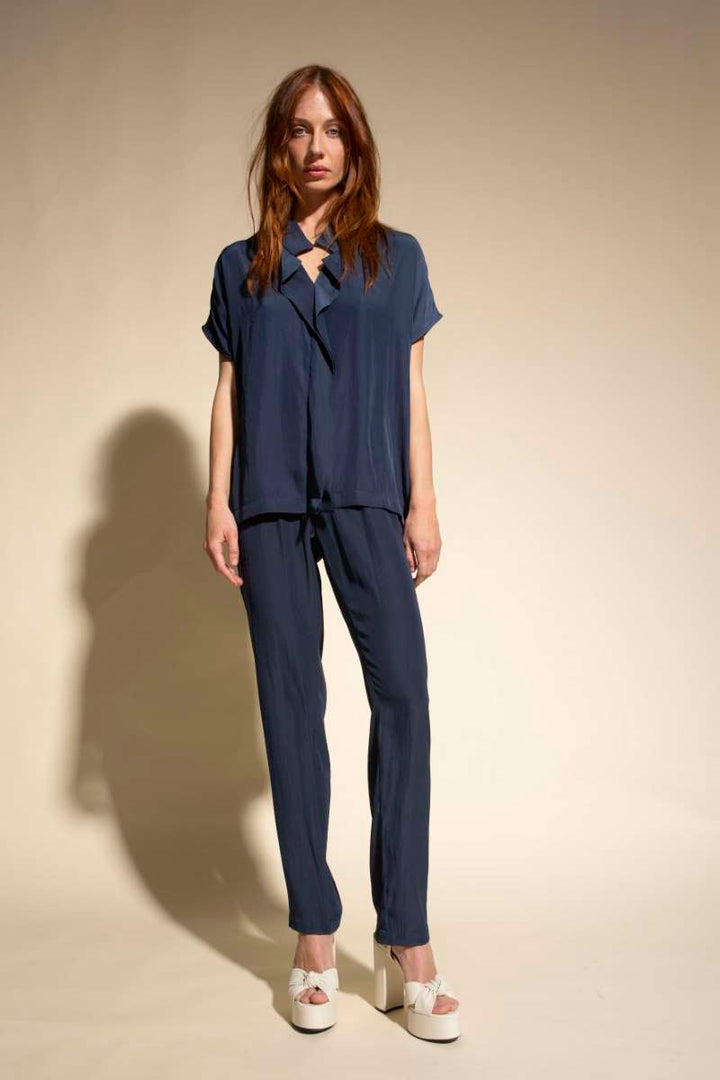 Diamond Shell in Navy F67 8195 by Mela Purdie in 6-XXS / Navy