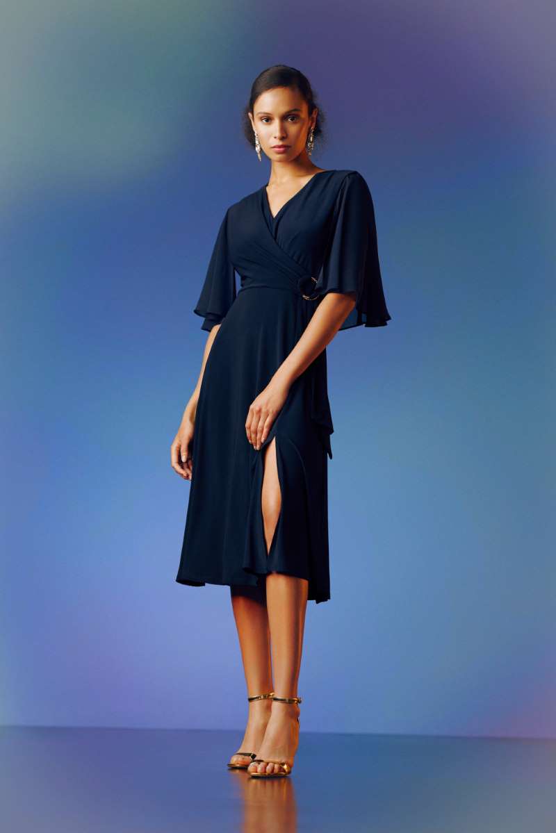 ladies cobalt blue dress The Little She Goes Wear youll feel confident and stylish wherever you go Midnight Blue Joseph Ribkoff Cobalt