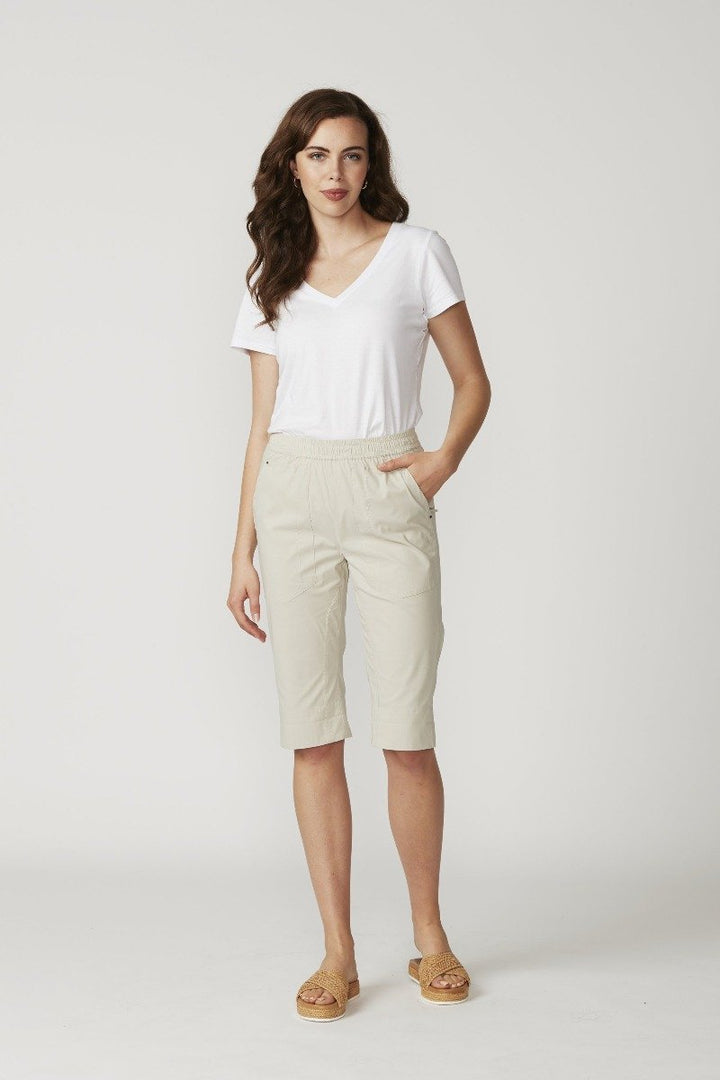 LTL Cuffed Short In Olive - LA2790 by Lania The Label in 8 / Olive