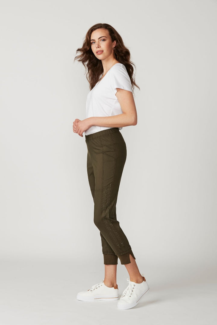 Lania The Label LTL. Port 7/8 Pant in Sage NLA2743F by Lania the Label in Sage / 8
