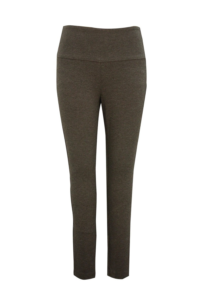 Ponte Illusion 28 Inch Legging in Dark Charcoal 66024UP by UP!