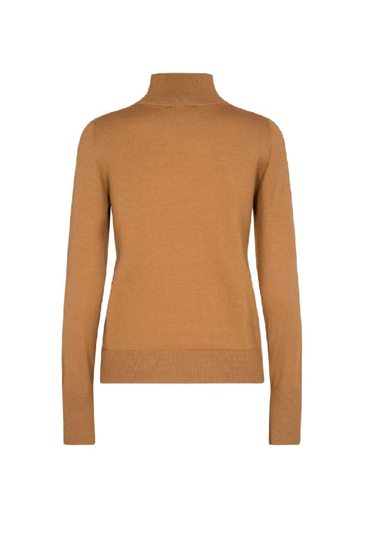 Relena Highneck Knit in Chipmunk 146030MT1 by Mos Mosh in XS / Chipmunk