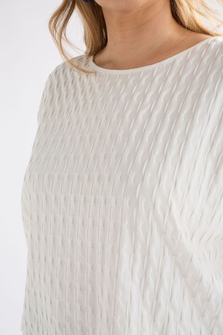 ELK Orta Boxy T-shirt A1411 white by Elk the Label in 10 / White