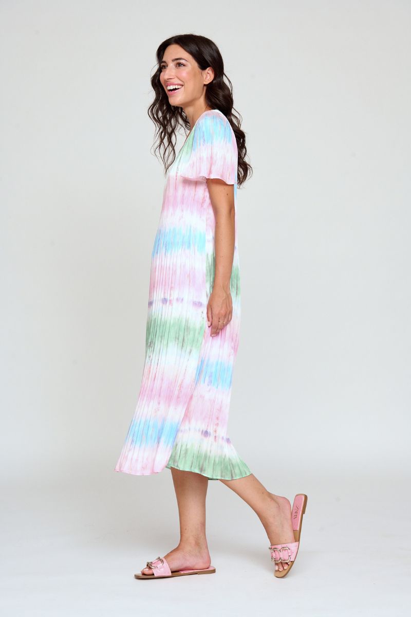 Cayena Dress in soft pastels by Tinta