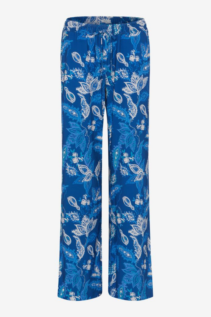 Maine paisley pants in blues 34-3748 by BRAX