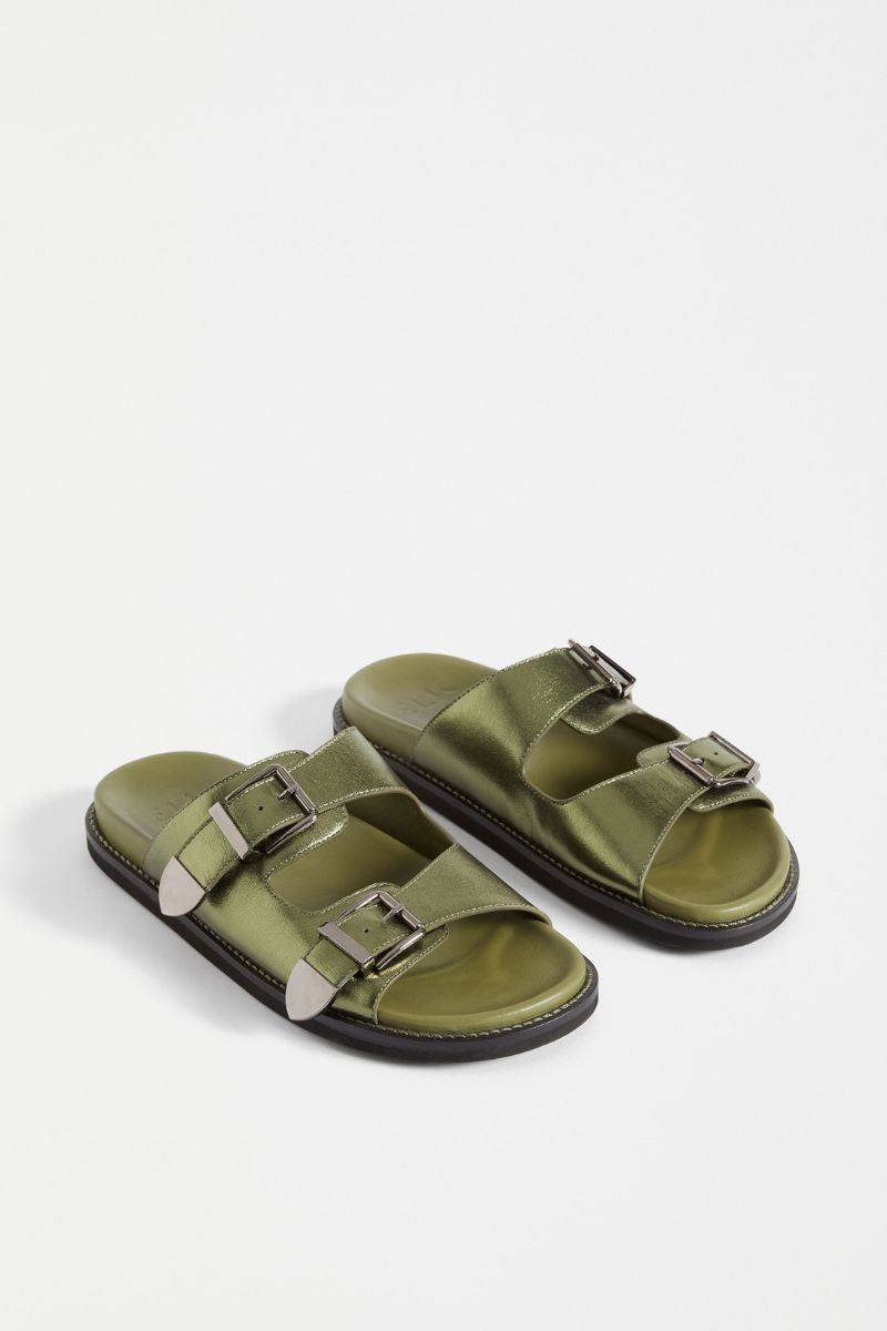 Spenne sandal in olive F0084 by Elk the Label