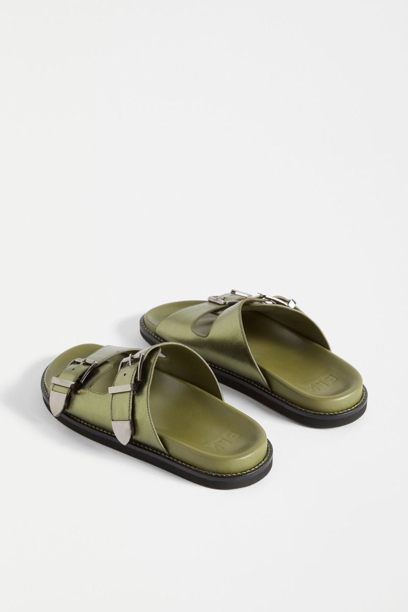 Spenne sandal in olive F0084 by Elk the Label
