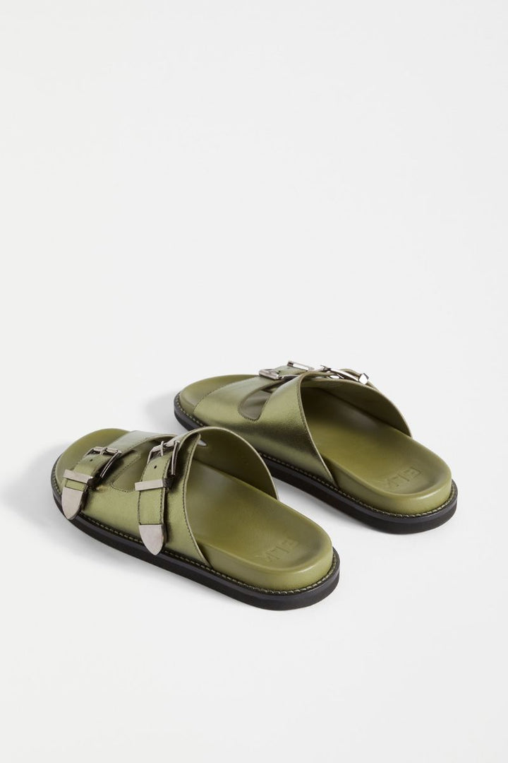 ELK Spenne sandal in olive F0084 by Elk the Label in 38 / olive
