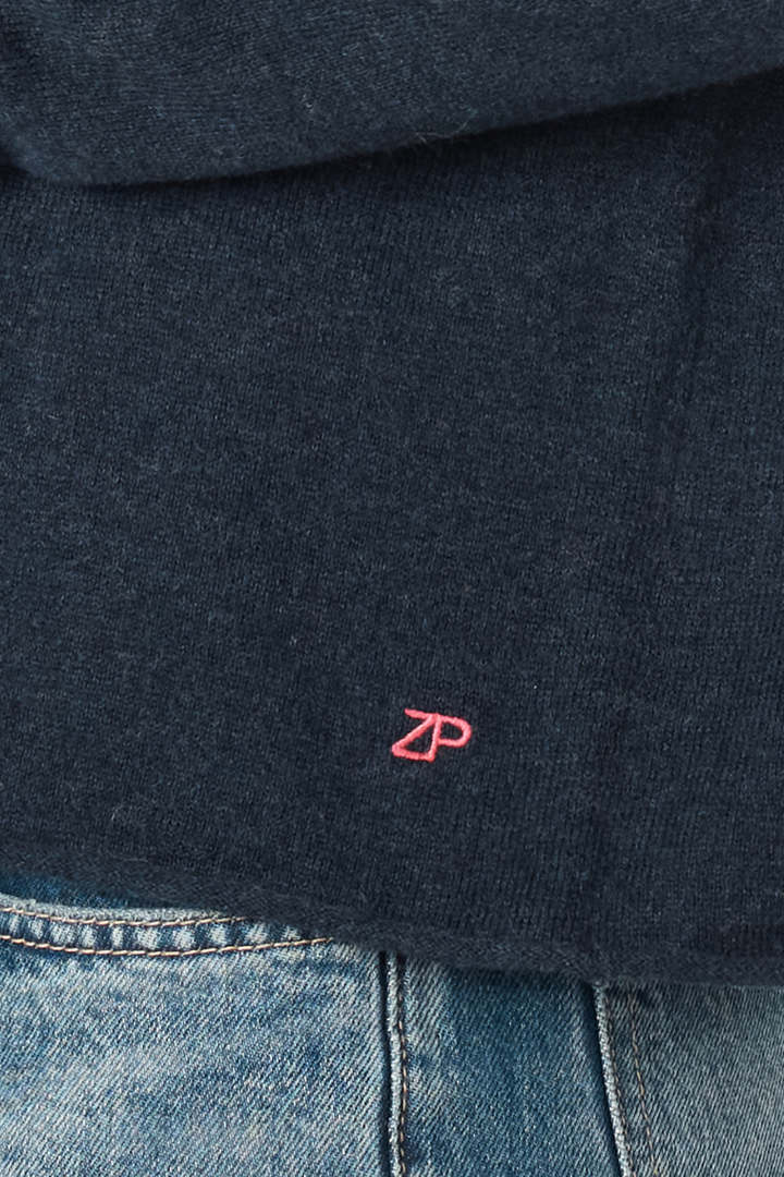 Essential Round Neck in denim ZP7150 by Zaket & Plover