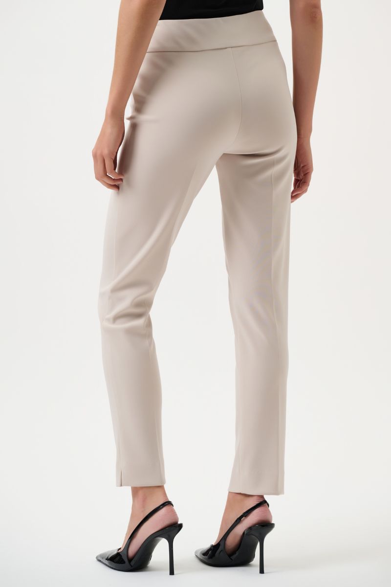 Woman wearing Joseph Ribkoff Wonder Pant moonstone 144092 back view