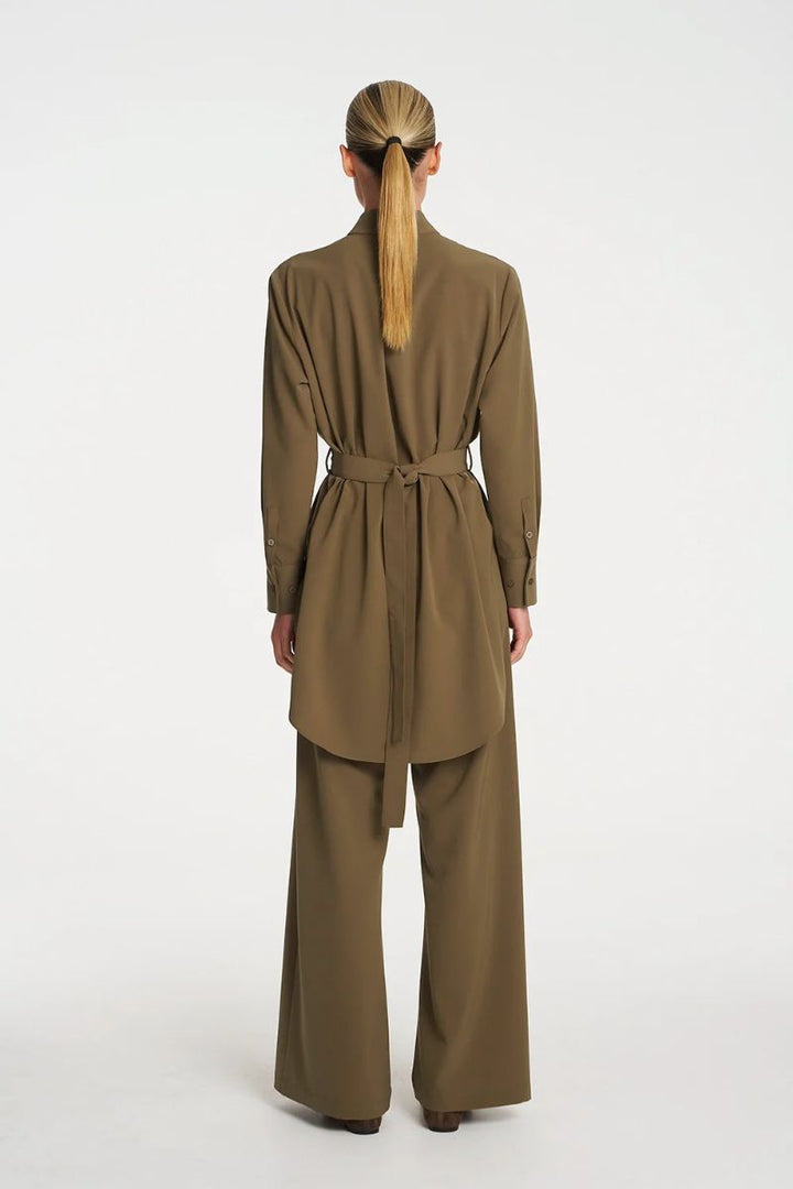 Cylinder Tunic in Ermine by Mela Purdie