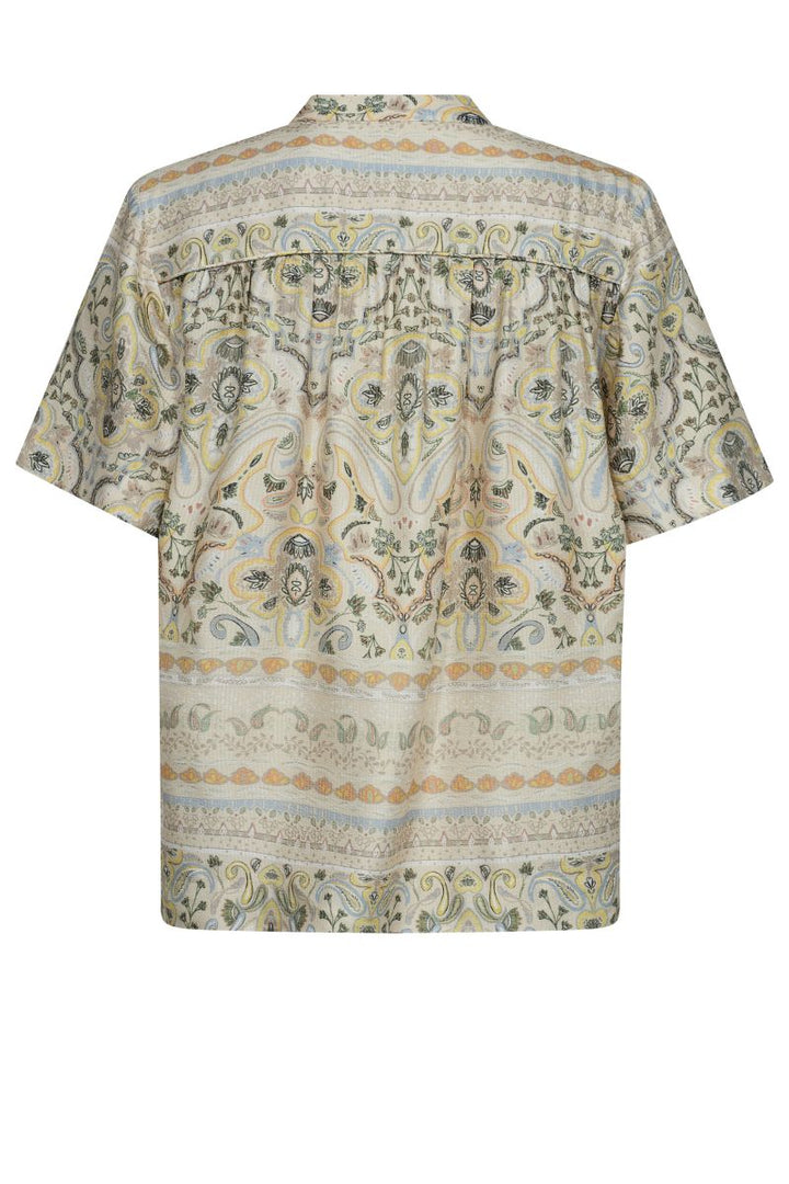Vaya Mimi Blouse in Goldfinch Print by Mos Mosh in M / Ecru
