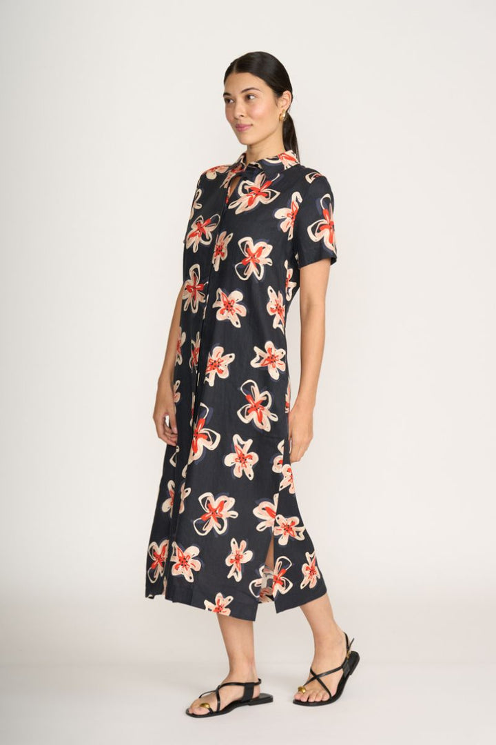 Advanced Interaction Dress In Flower Doodle By Foil Clothing in 8