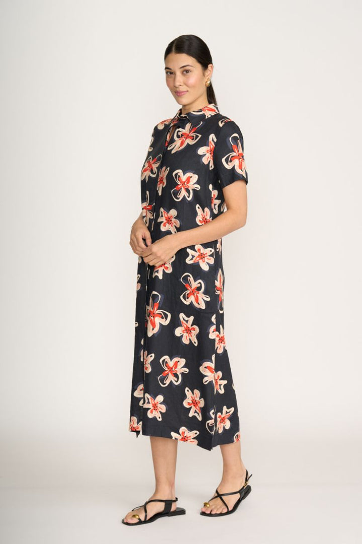 Advanced Interaction Dress In Flower Doodle By Foil Clothing in 8