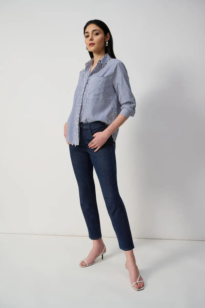 Gia Jeans The Classic Slim Fit Stretch in Featherweave by Joseph Ribkoff