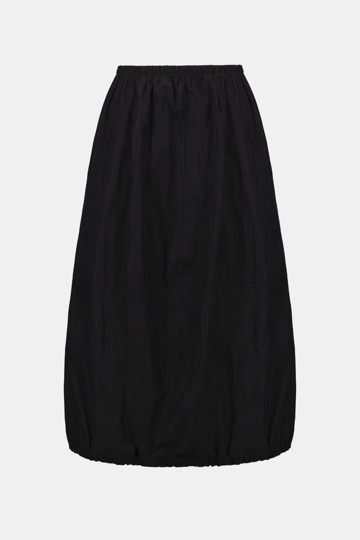 Ghost image of Joseph Ribkoff 261601 Memory Balloon Skirt with Elastic Waistband fabric close-up in Black