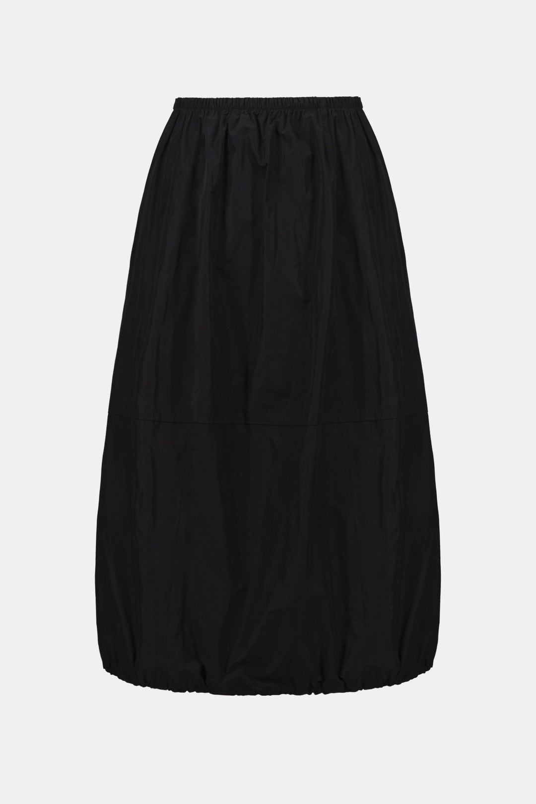 Ghost image of Joseph Ribkoff 261601 Memory Balloon Skirt with Elastic Waistband fabric close-up in Black