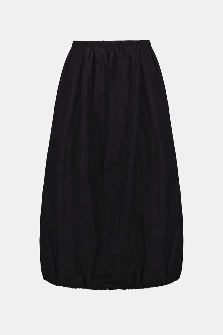 Memory Balloon Skirt with Elastic Waistband in Black by Joseph Ribkoff in Black / S
