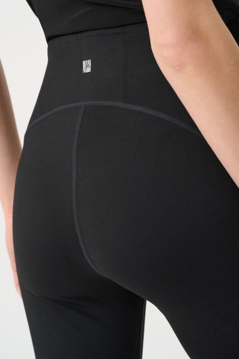 Joseph Ribkoff Black leggings with a brand logo on a white background