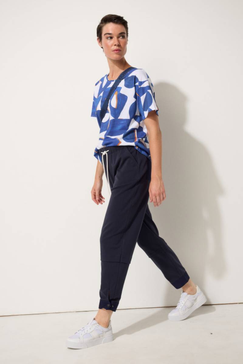 The S/S Reflections Tee YTMP7497 in Blue Reflections by Marco Polo