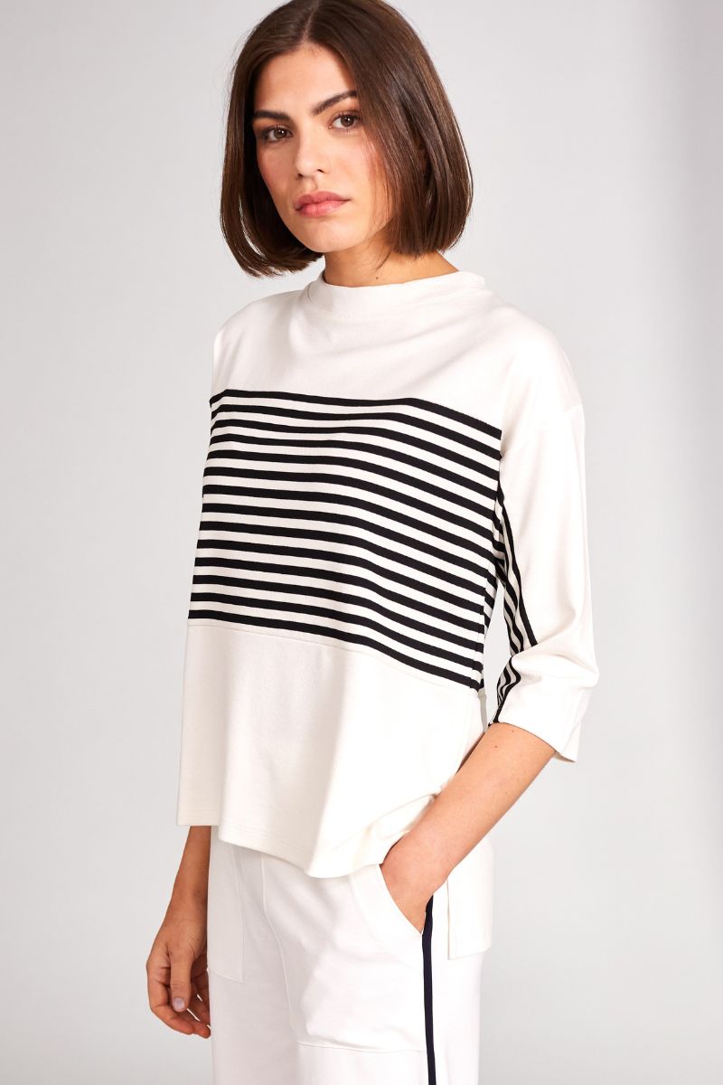 Continuous Striped Top S24156 by Peruzzi