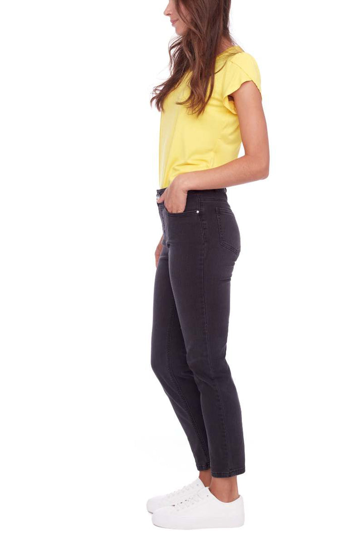 Up-Dated Denim Pant in White, Denim and Black 67707iUP by UP!