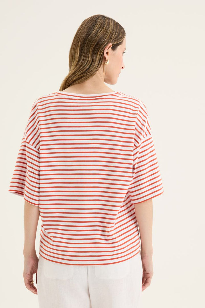 Banda Tee YTWN3045 in White/volcanic by Yarra Trail in Red / S