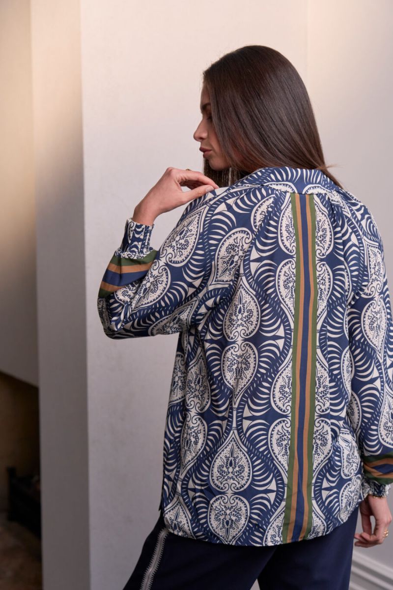 Opaline Top in Indigo Multi by Loobie’s Story