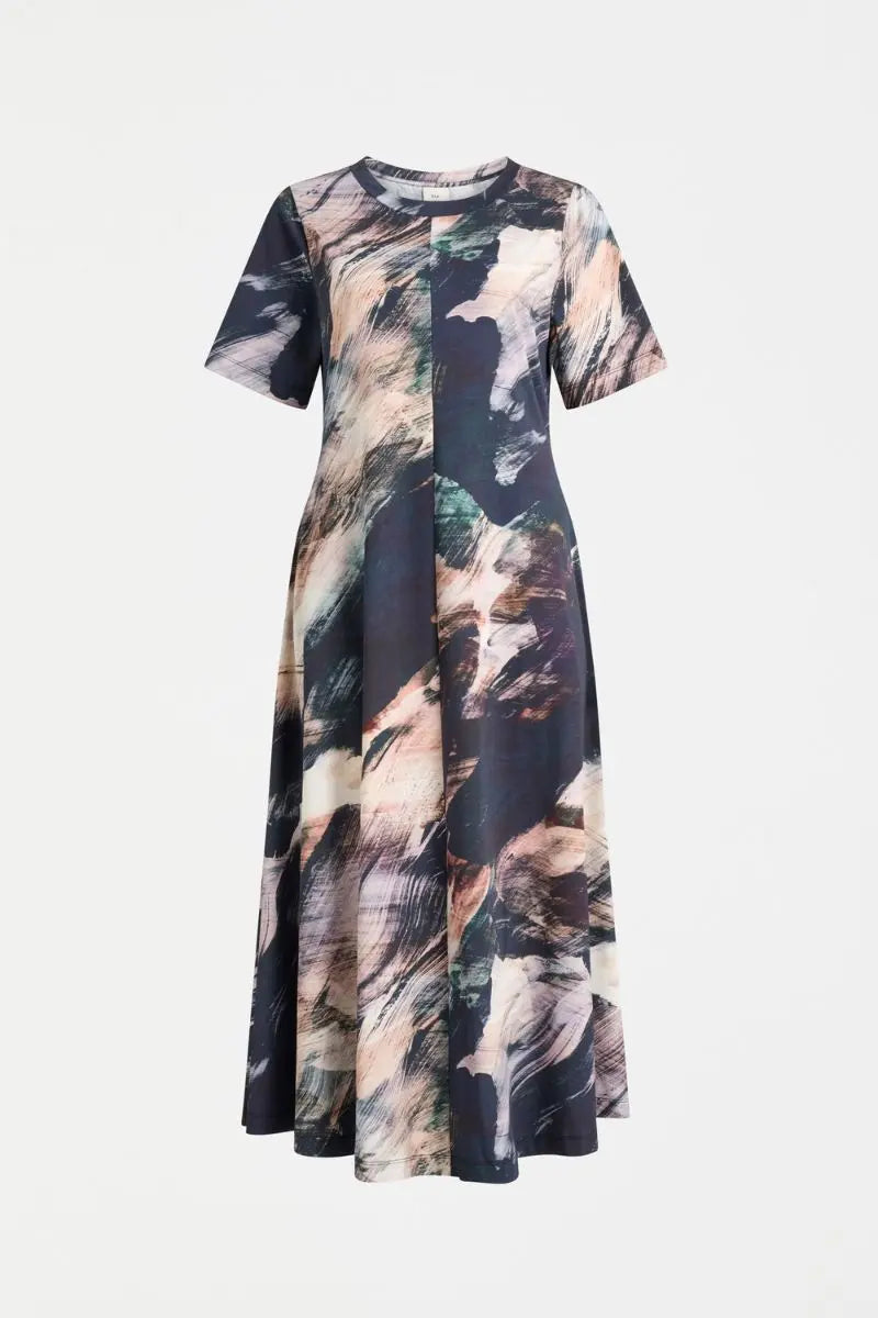 Dega T-Shirt Dress in Holte Print by ELK the Label