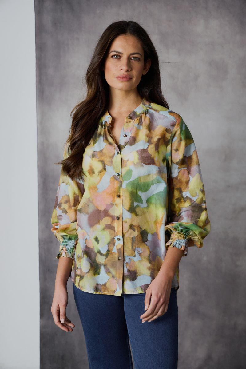 Paloma Shirt in Paloma Print by Lania the Label