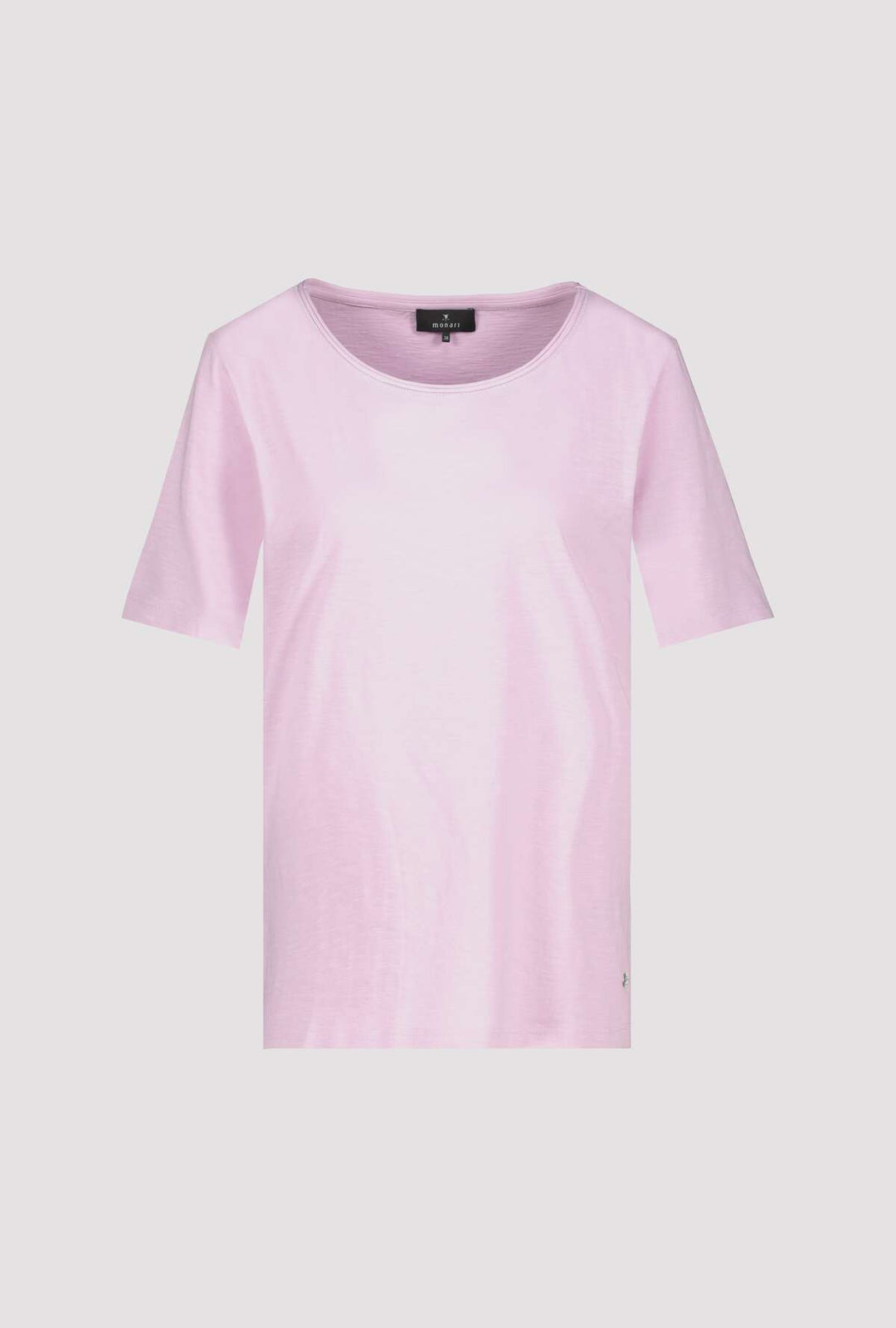 T-shirt Flame en coton biologique 408527MNR en rose lavande par Monari